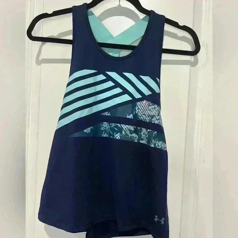 UNDER ARMOUR LOOSE FIT UNDER ACTIVEWEAR RACERBACK TANK - Picture 4 of 8